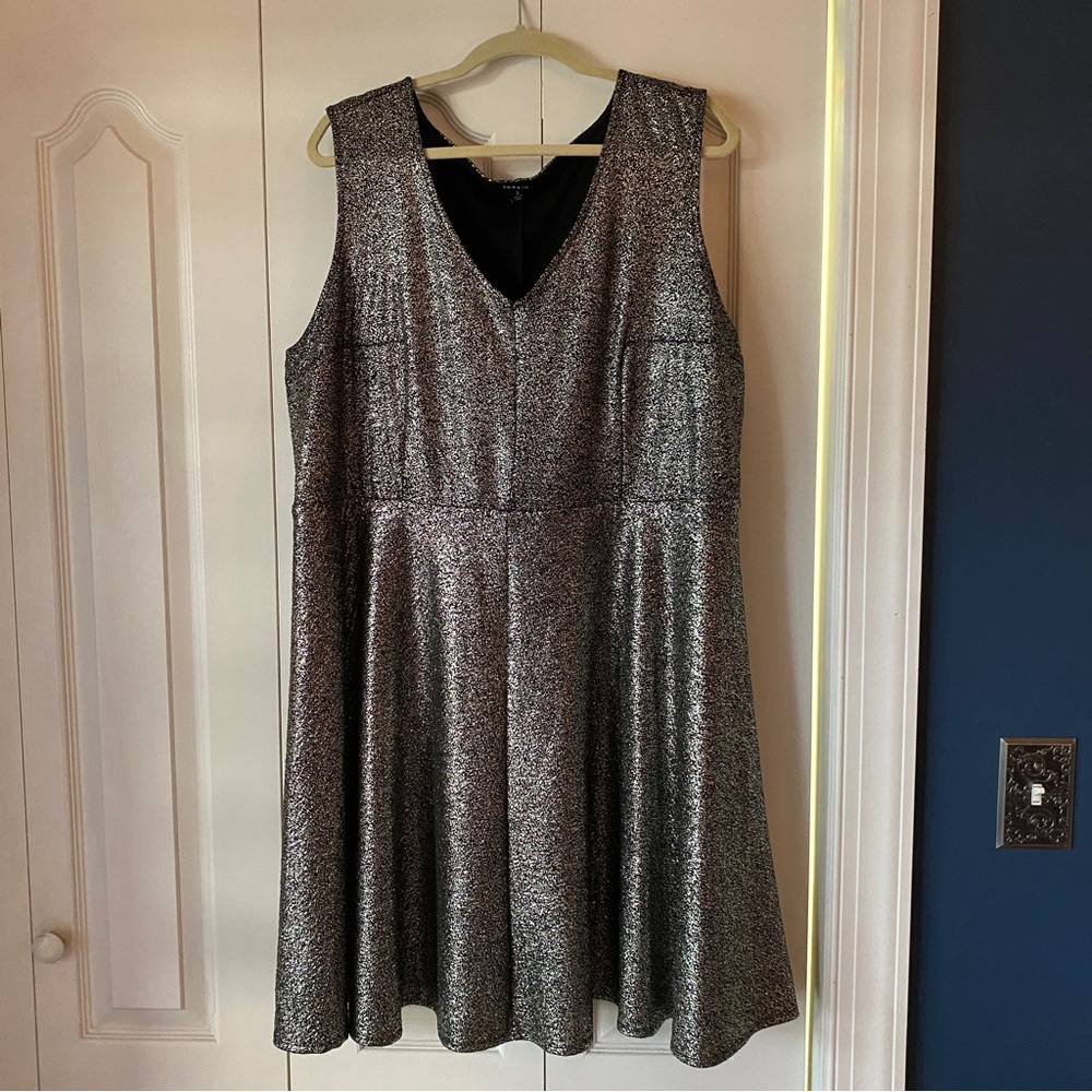 Silver Torrid Plus Size Skater Dress - 3X